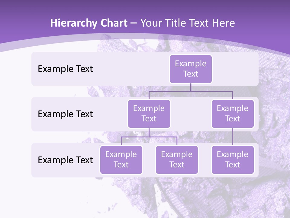 A Purple Powder On A White Plate With A Purple Background PowerPoint Template