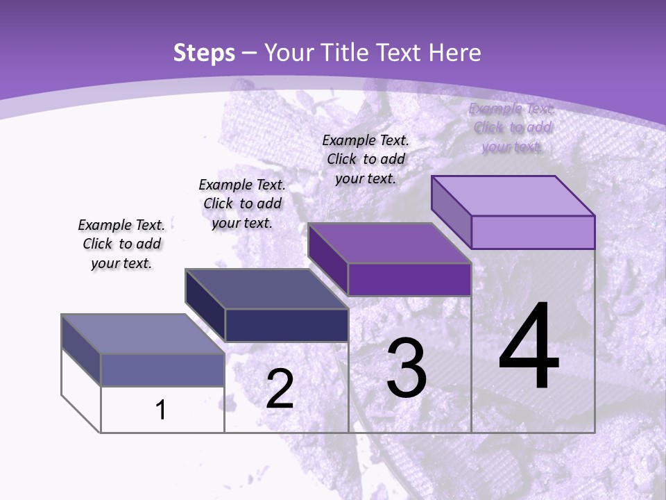 A Purple Powder On A White Plate With A Purple Background PowerPoint Template