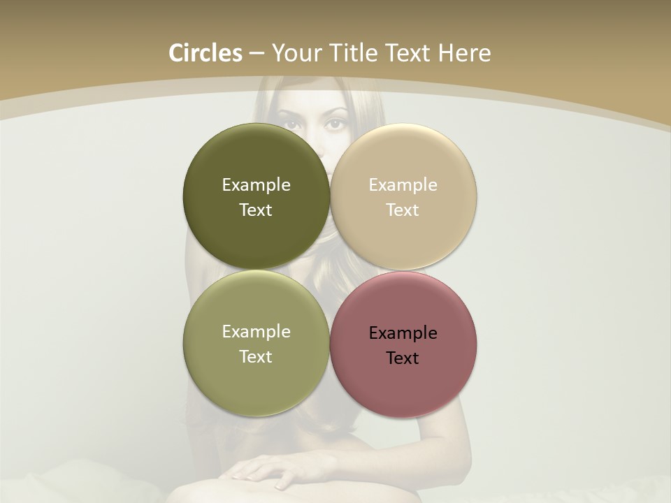 Pleasure Model Blond PowerPoint Template