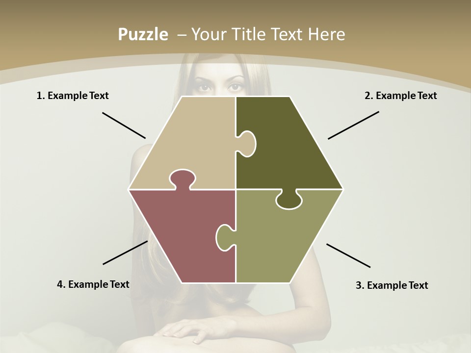 Pleasure Model Blond PowerPoint Template