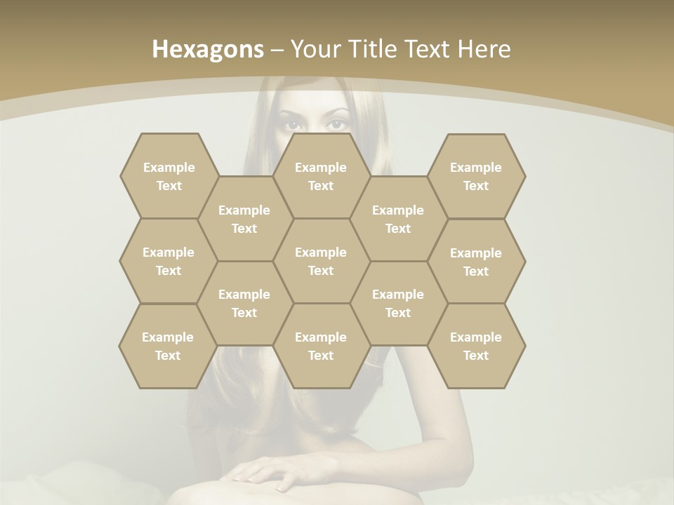 Pleasure Model Blond PowerPoint Template