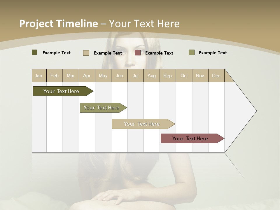 Pleasure Model Blond PowerPoint Template