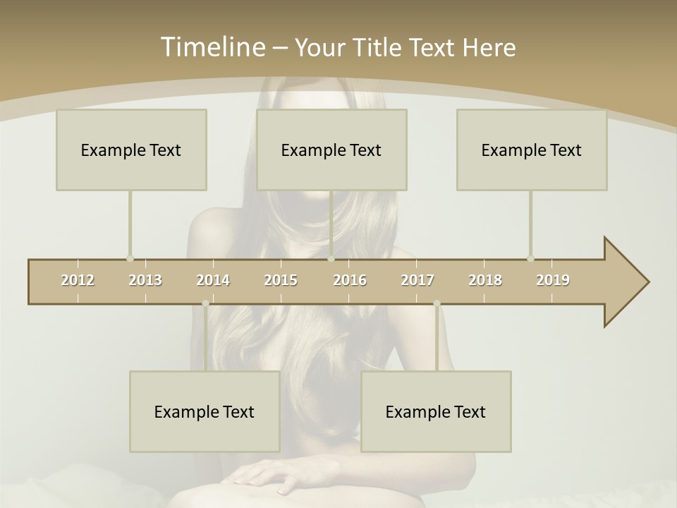 Pleasure Model Blond PowerPoint Template