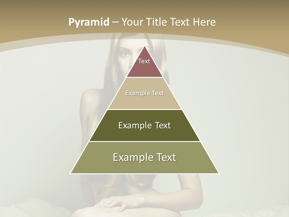 Pleasure Model Blond PowerPoint Template
