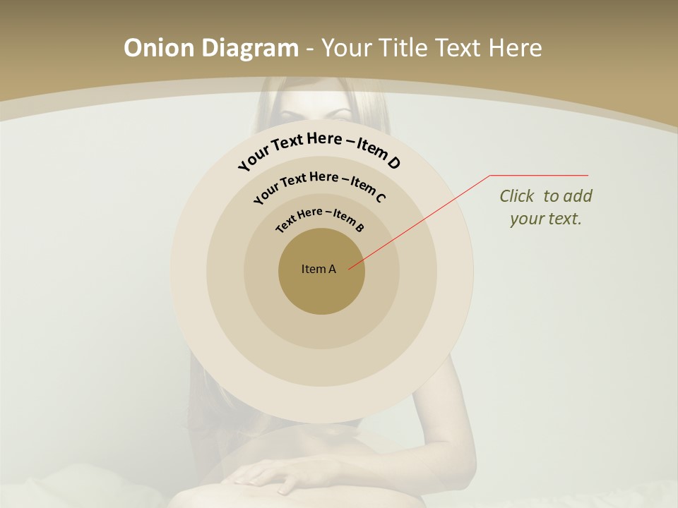 Pleasure Model Blond PowerPoint Template