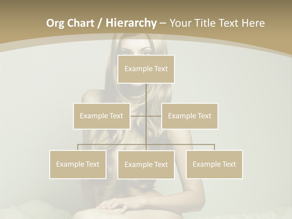 Pleasure Model Blond PowerPoint Template