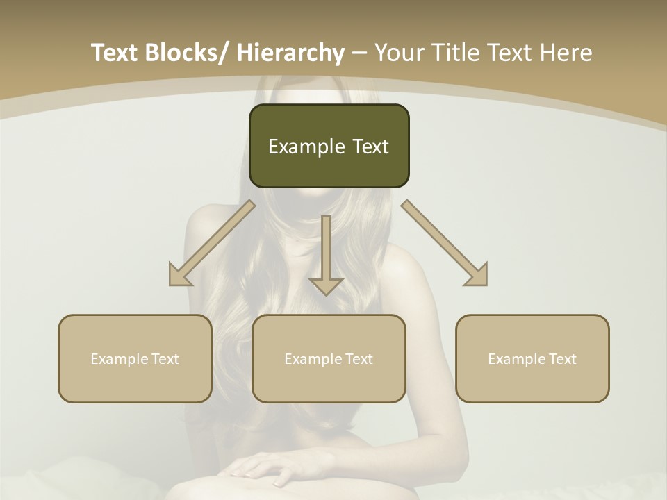 Pleasure Model Blond PowerPoint Template