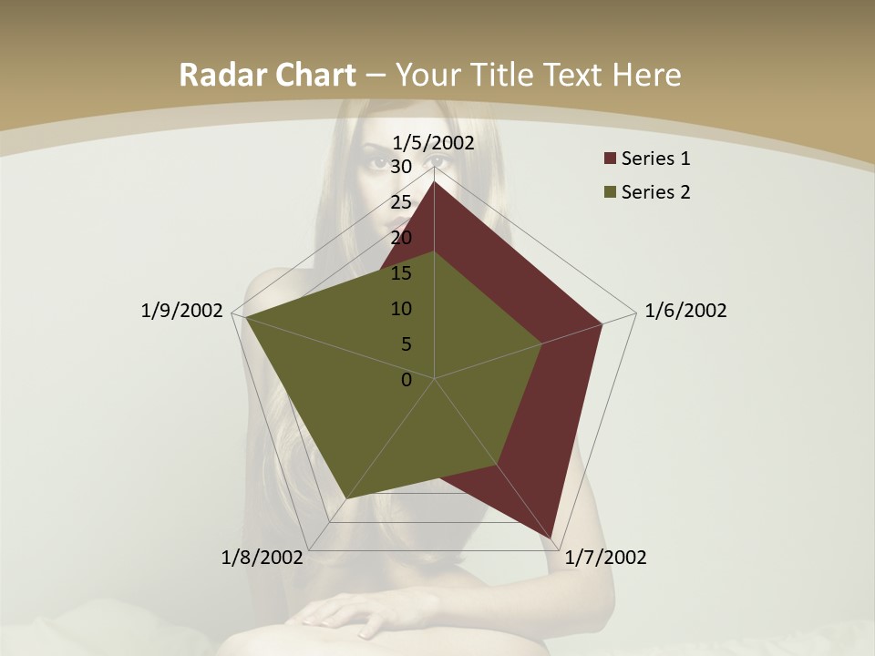 Pleasure Model Blond PowerPoint Template