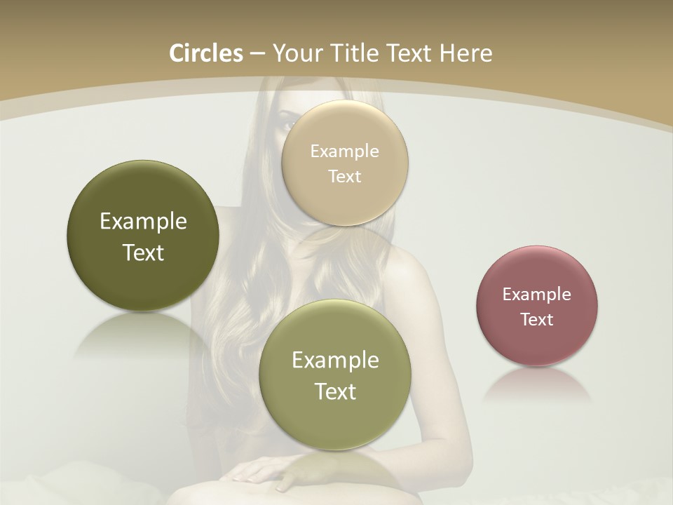 Pleasure Model Blond PowerPoint Template