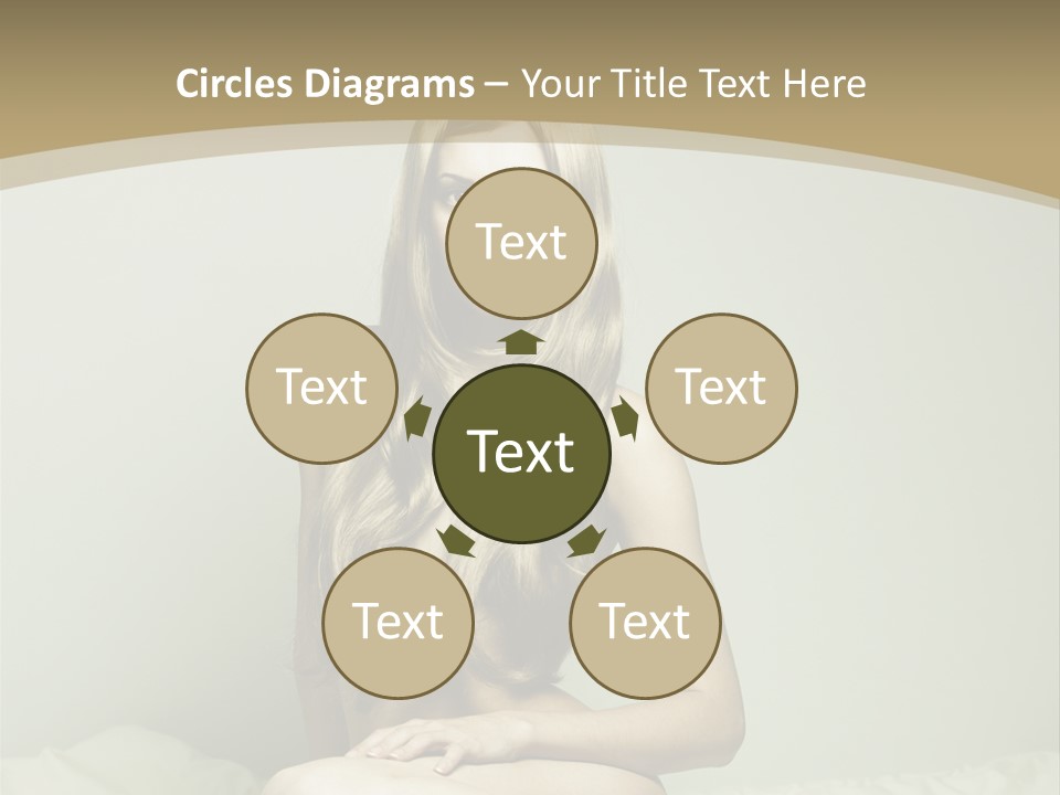 Pleasure Model Blond PowerPoint Template