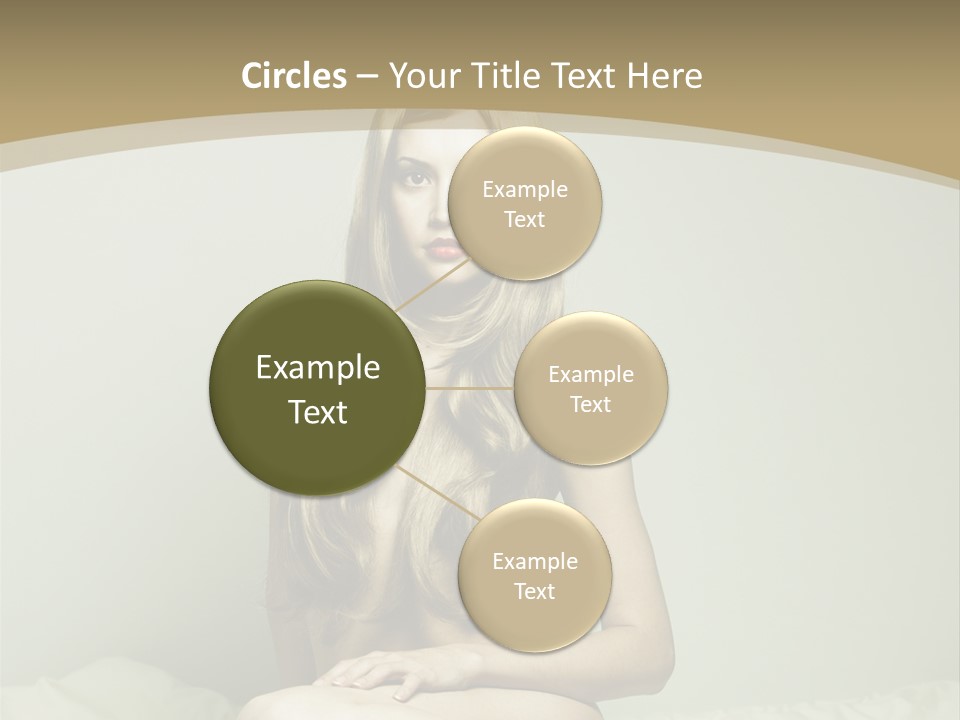 Pleasure Model Blond PowerPoint Template