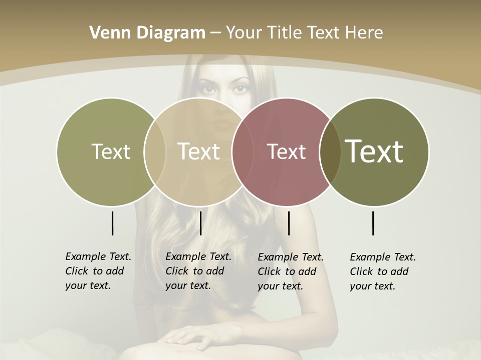 Pleasure Model Blond PowerPoint Template