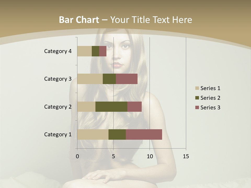 Pleasure Model Blond PowerPoint Template