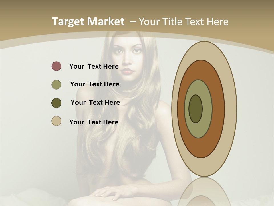 Pleasure Model Blond PowerPoint Template