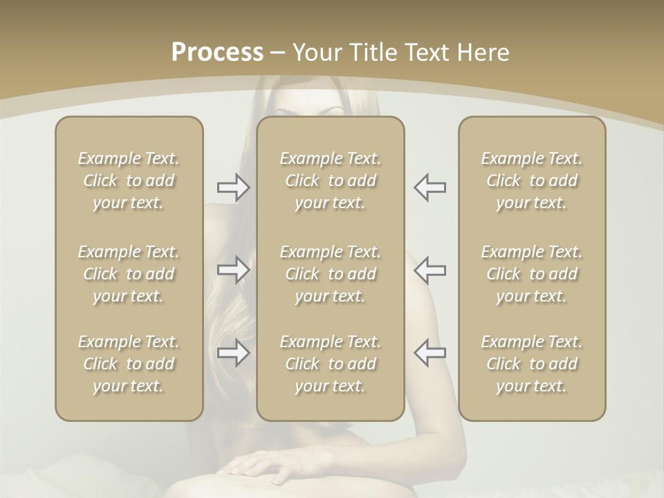 Pleasure Model Blond PowerPoint Template