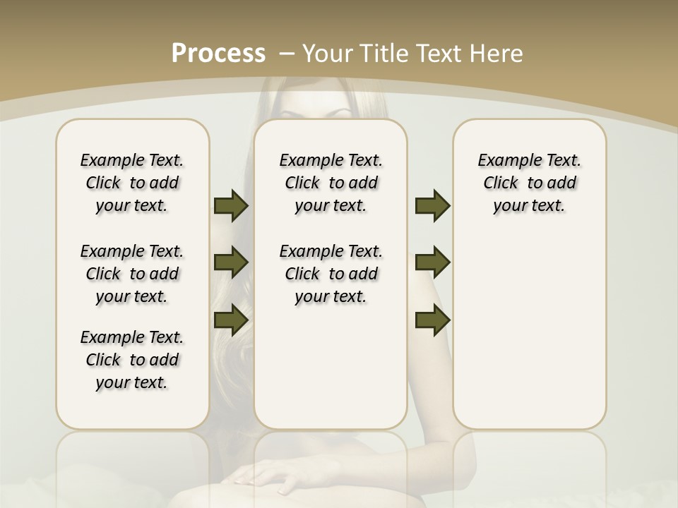 Pleasure Model Blond PowerPoint Template