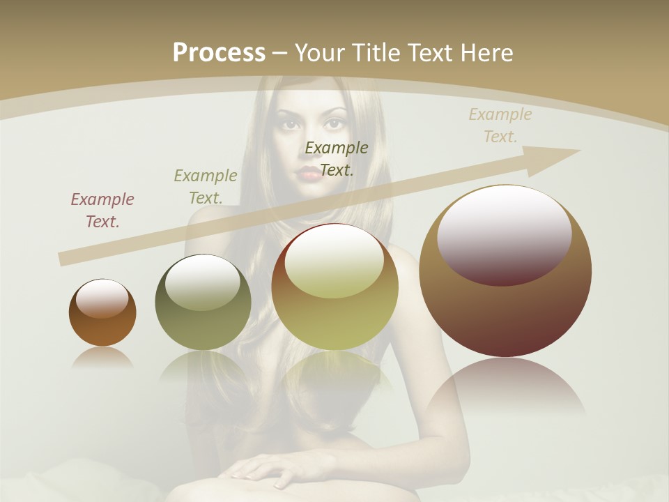 Pleasure Model Blond PowerPoint Template