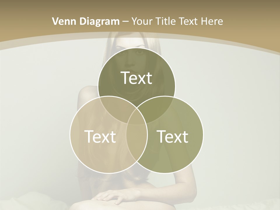 Pleasure Model Blond PowerPoint Template