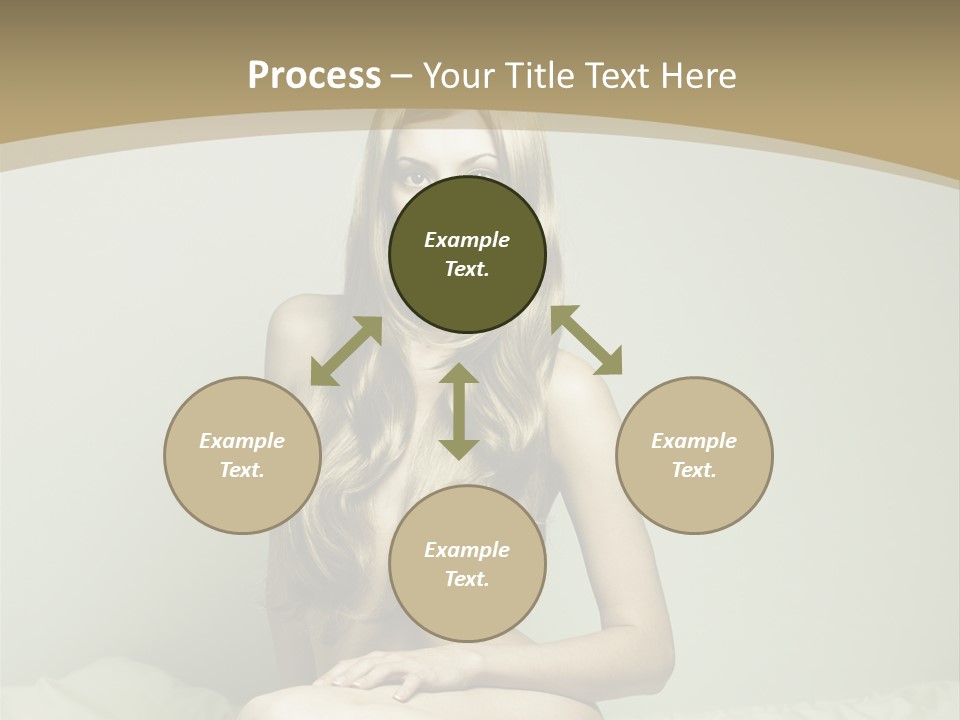 Pleasure Model Blond PowerPoint Template