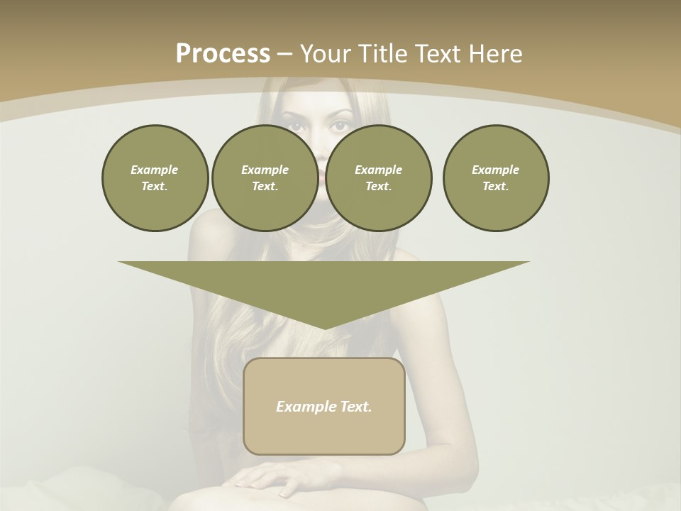 Pleasure Model Blond PowerPoint Template