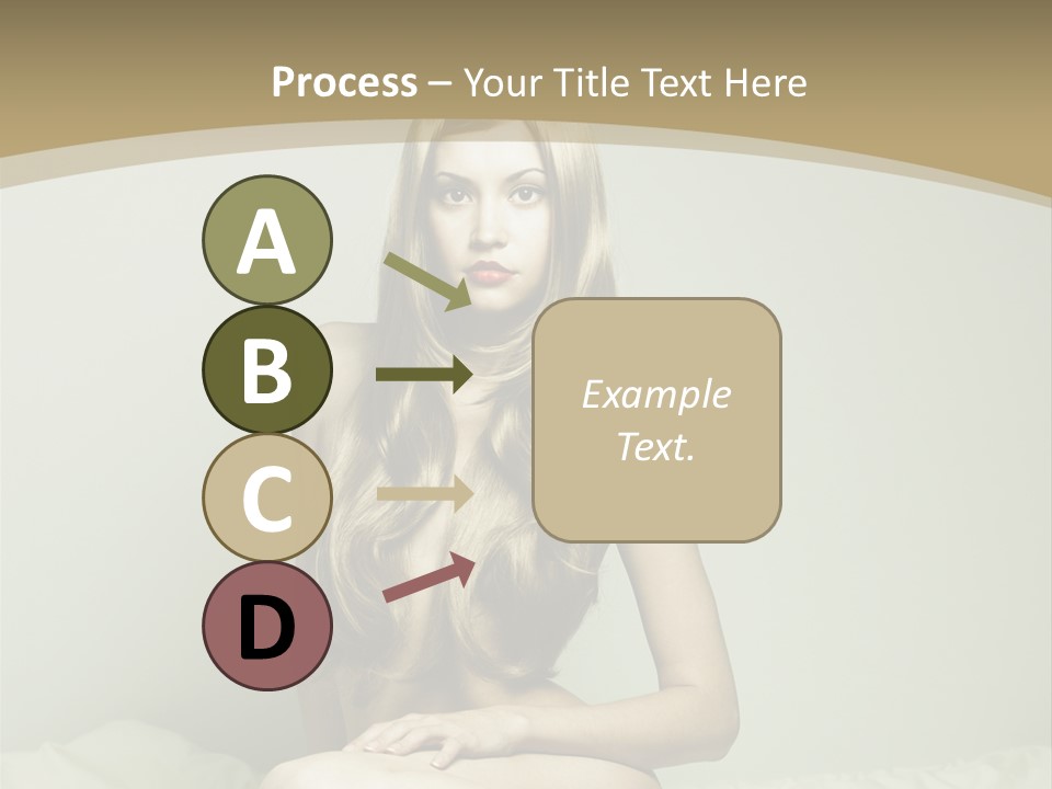 Pleasure Model Blond PowerPoint Template