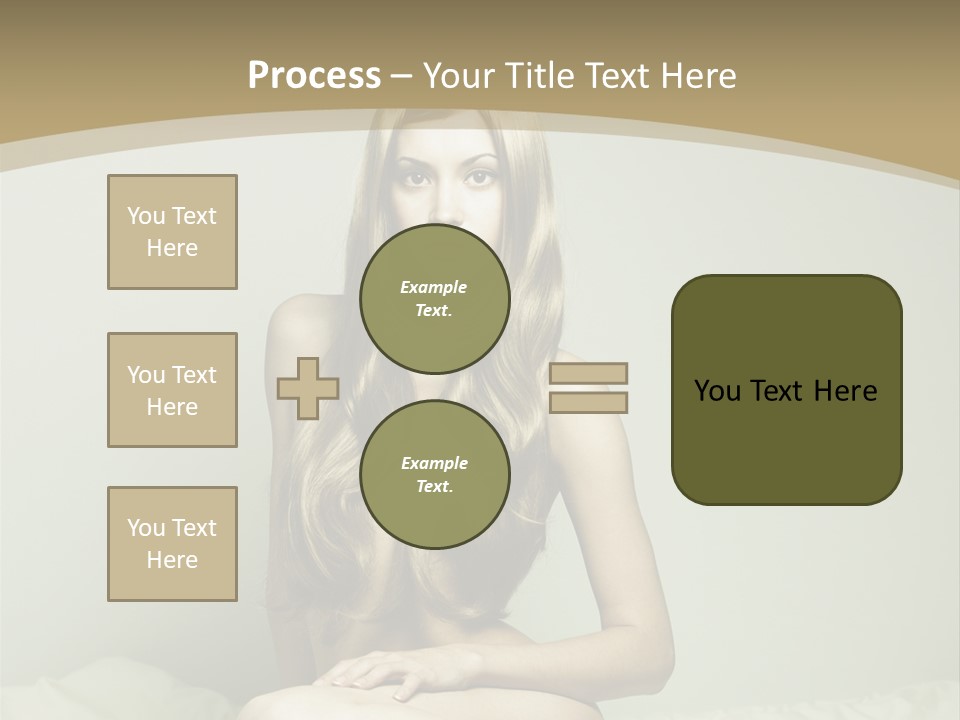 Pleasure Model Blond PowerPoint Template
