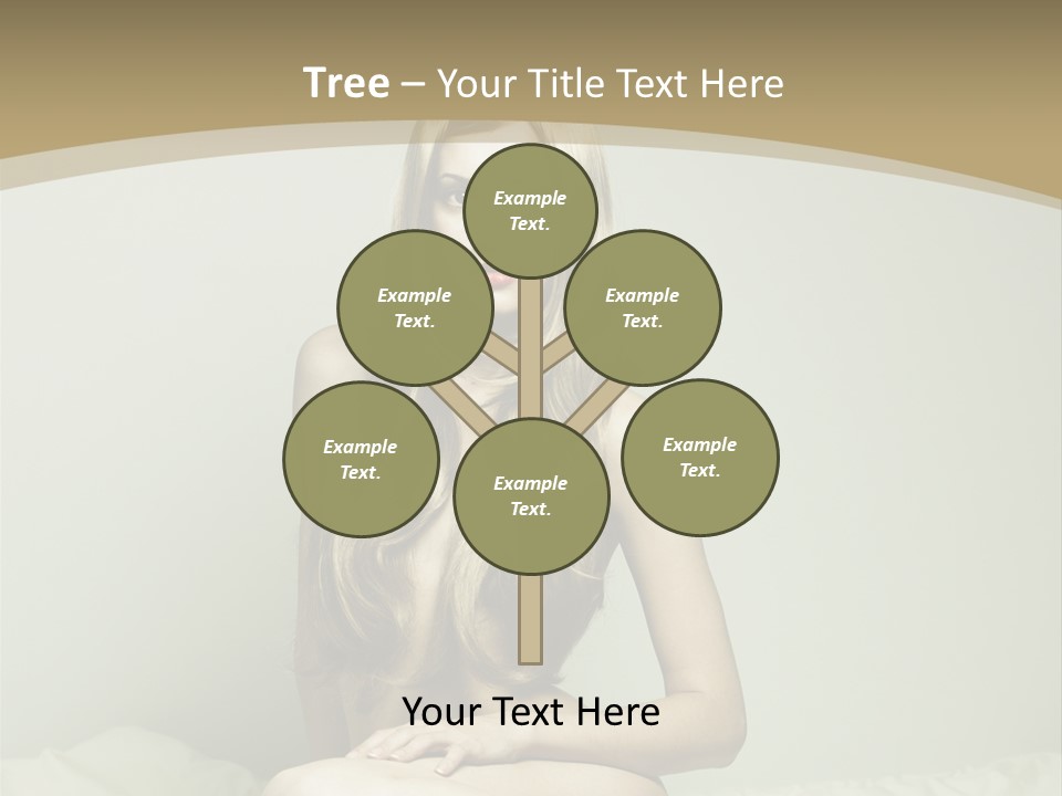 Pleasure Model Blond PowerPoint Template