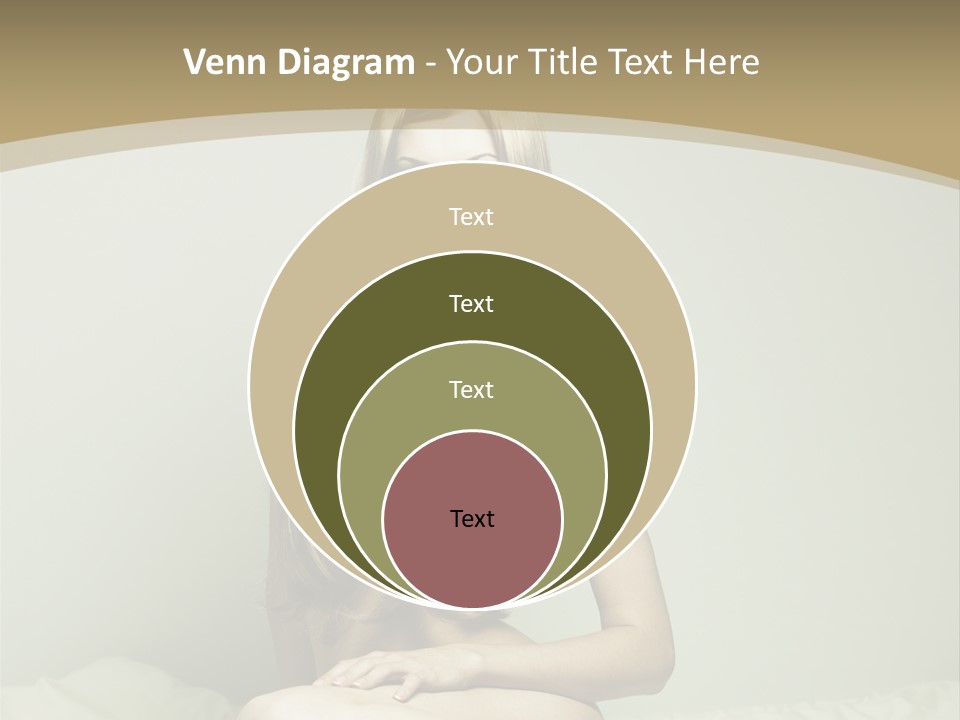 Pleasure Model Blond PowerPoint Template