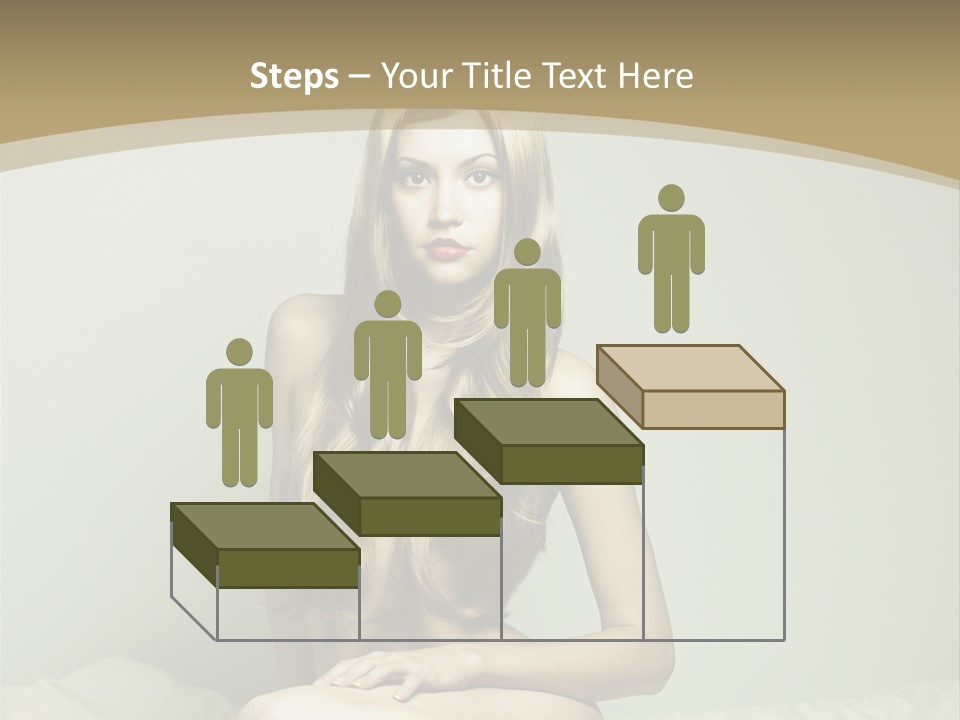 Pleasure Model Blond PowerPoint Template