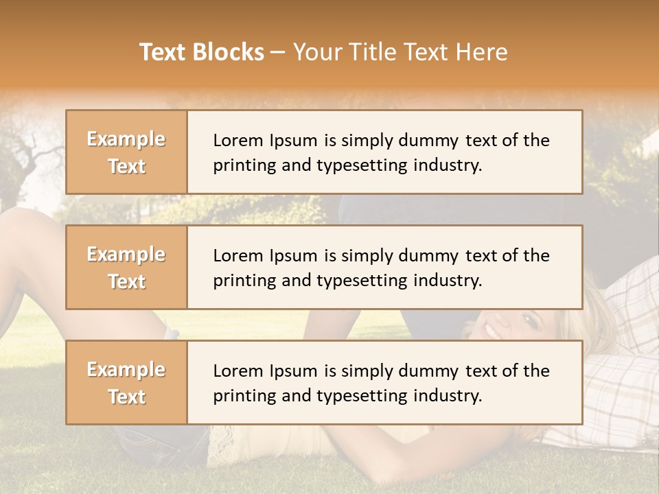 Umbrella Girl Baby PowerPoint Template