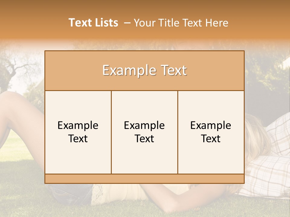 Umbrella Girl Baby PowerPoint Template