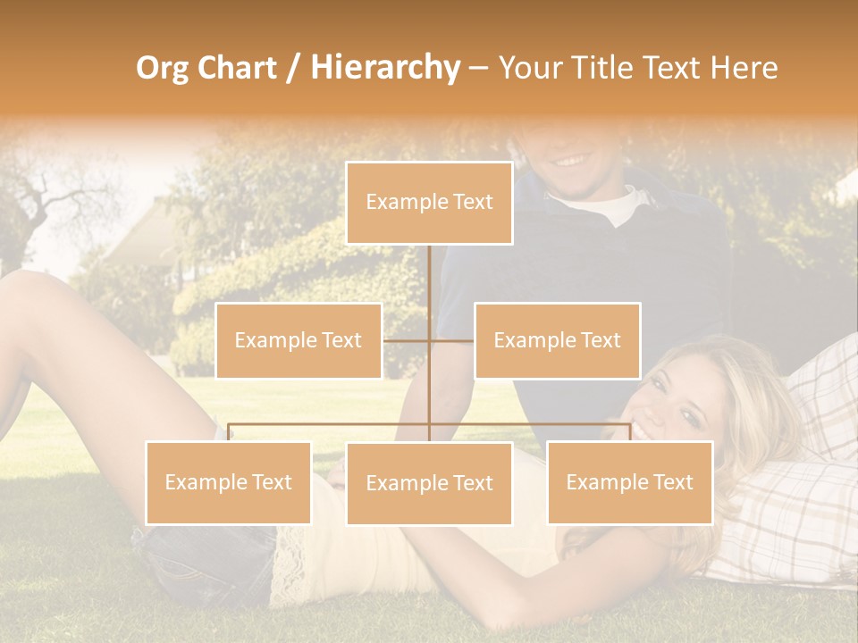 Umbrella Girl Baby PowerPoint Template