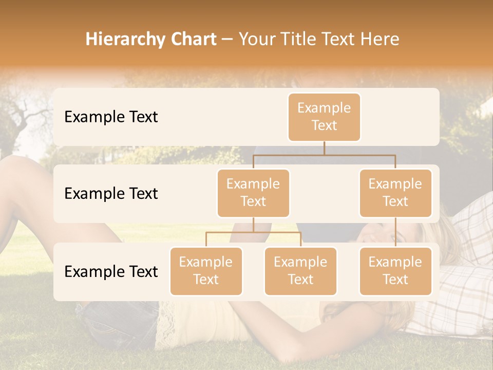 Umbrella Girl Baby PowerPoint Template