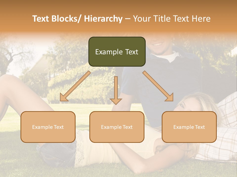 Umbrella Girl Baby PowerPoint Template