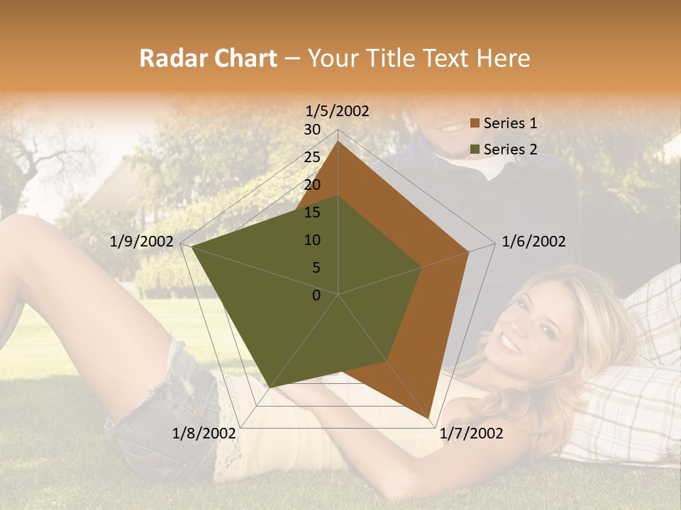 Umbrella Girl Baby PowerPoint Template