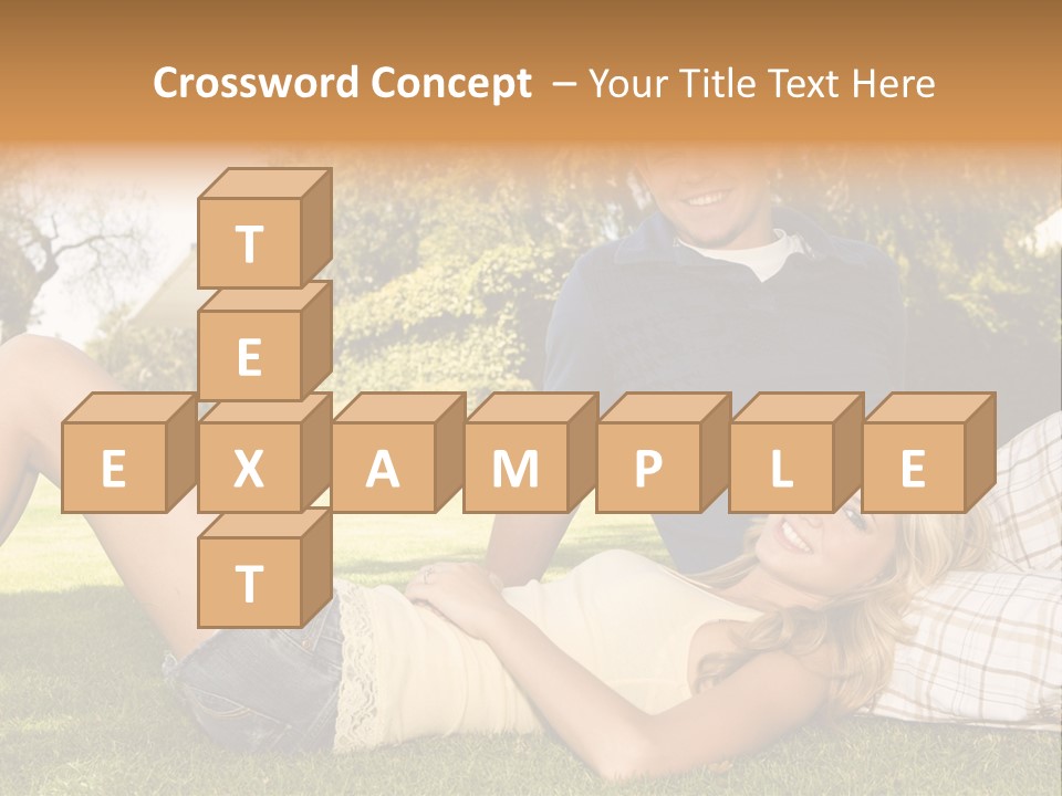 Umbrella Girl Baby PowerPoint Template