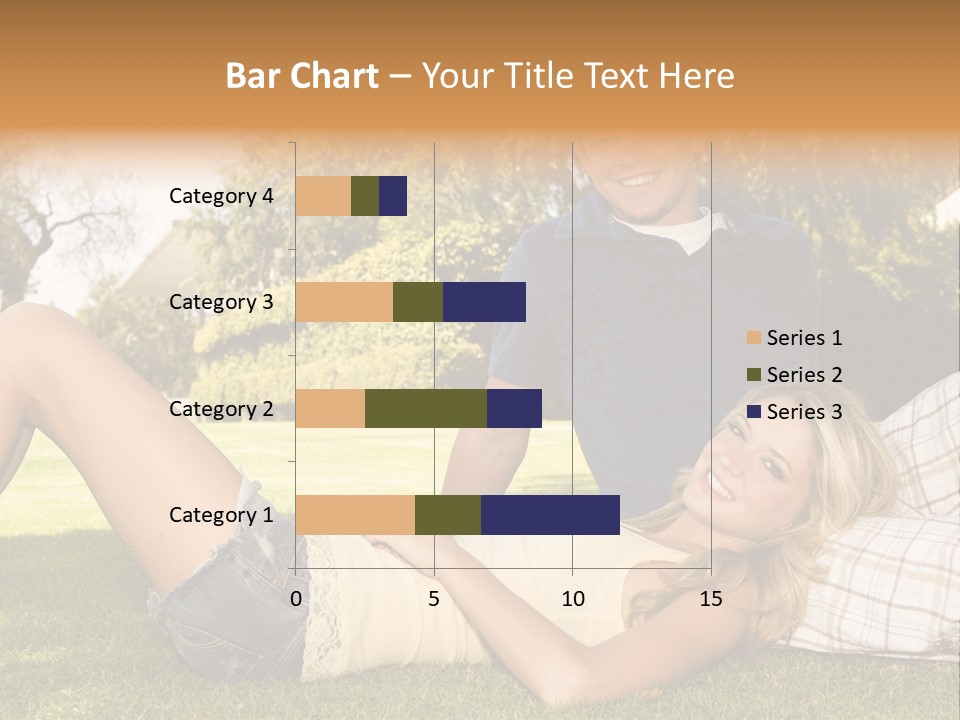 Umbrella Girl Baby PowerPoint Template