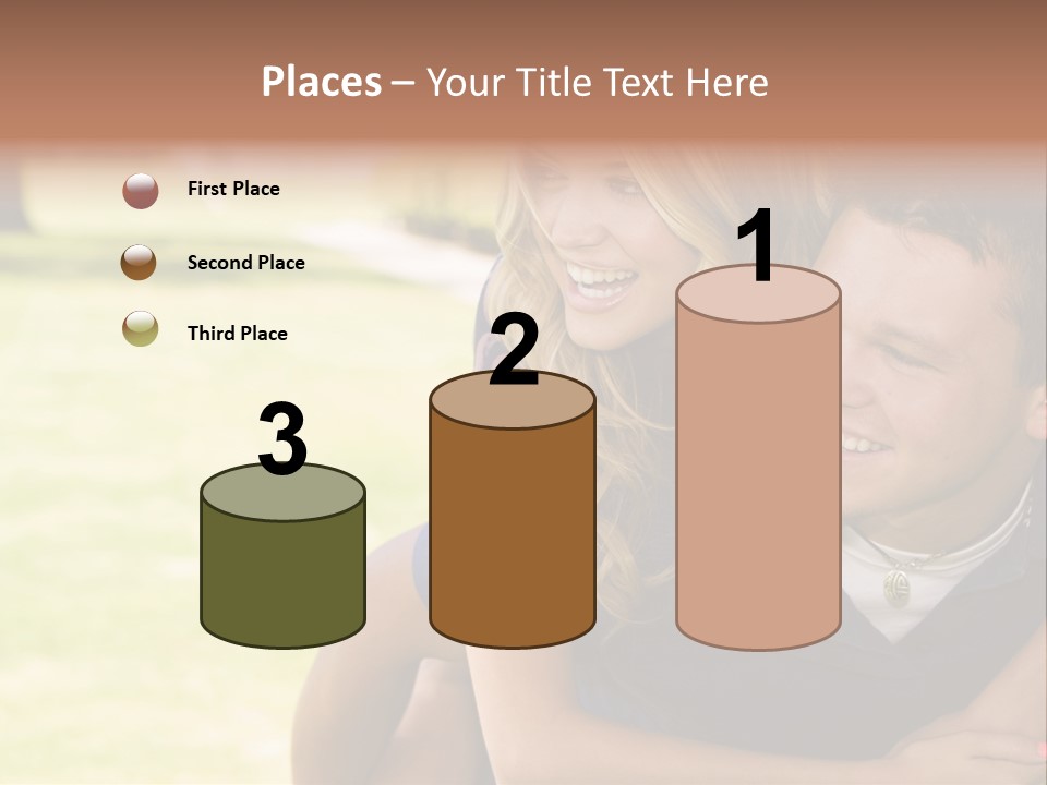 Person One Female PowerPoint Template