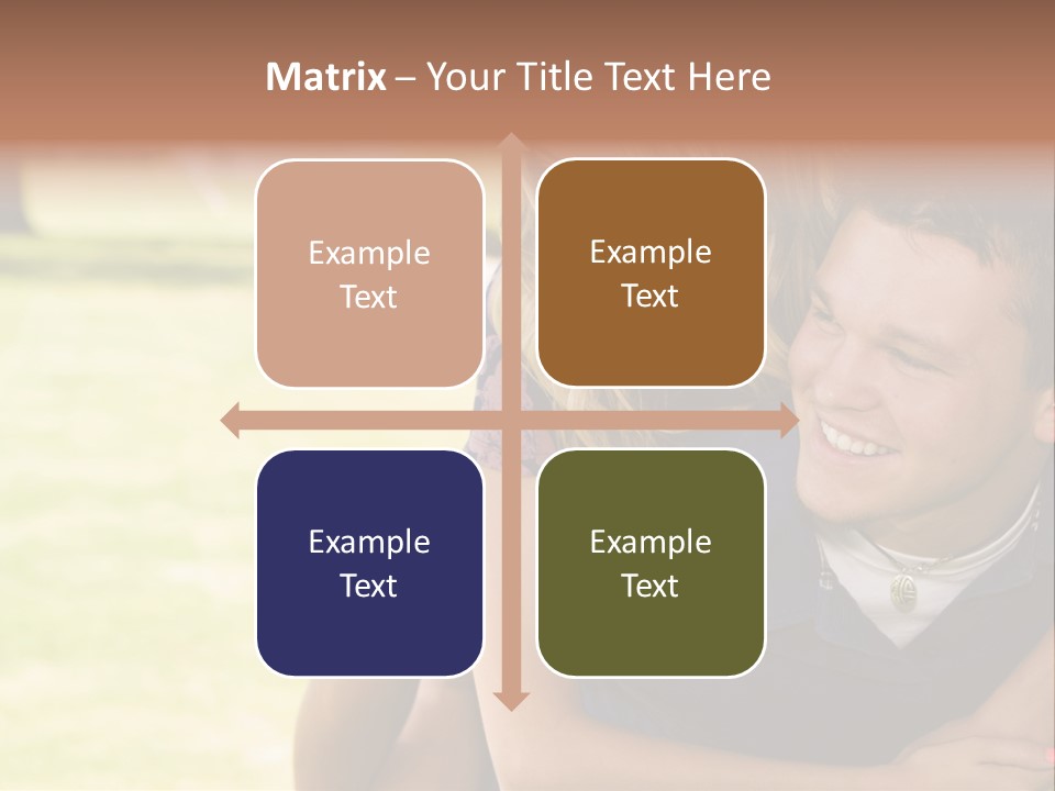 Person One Female PowerPoint Template