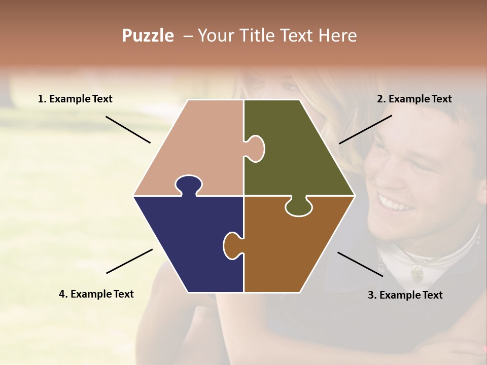 Person One Female PowerPoint Template