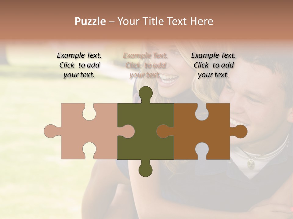 Person One Female PowerPoint Template