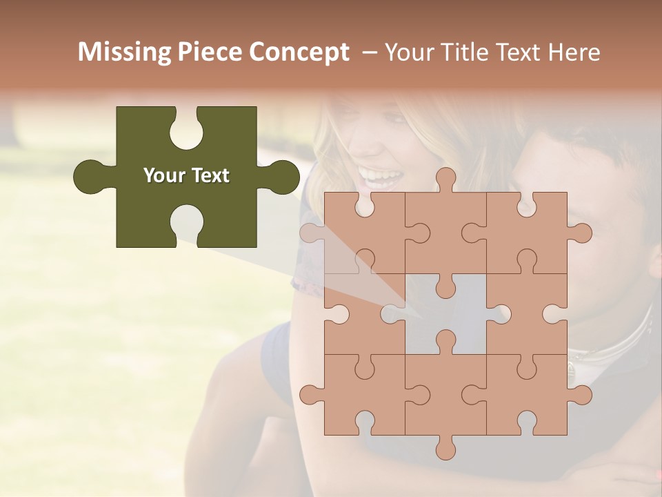 Person One Female PowerPoint Template