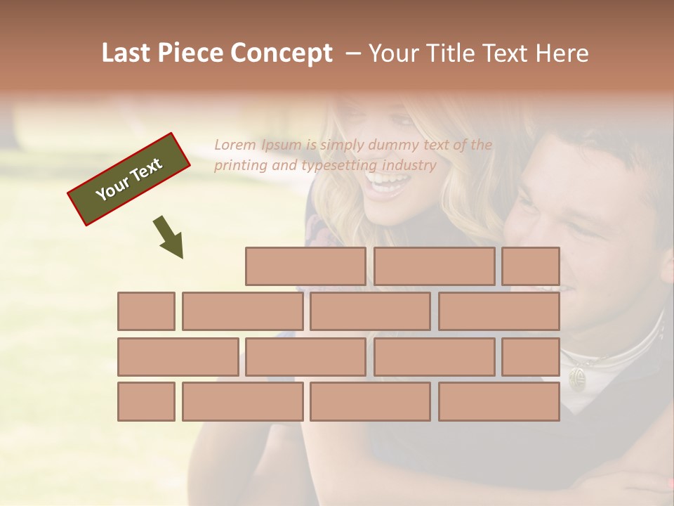 Person One Female PowerPoint Template