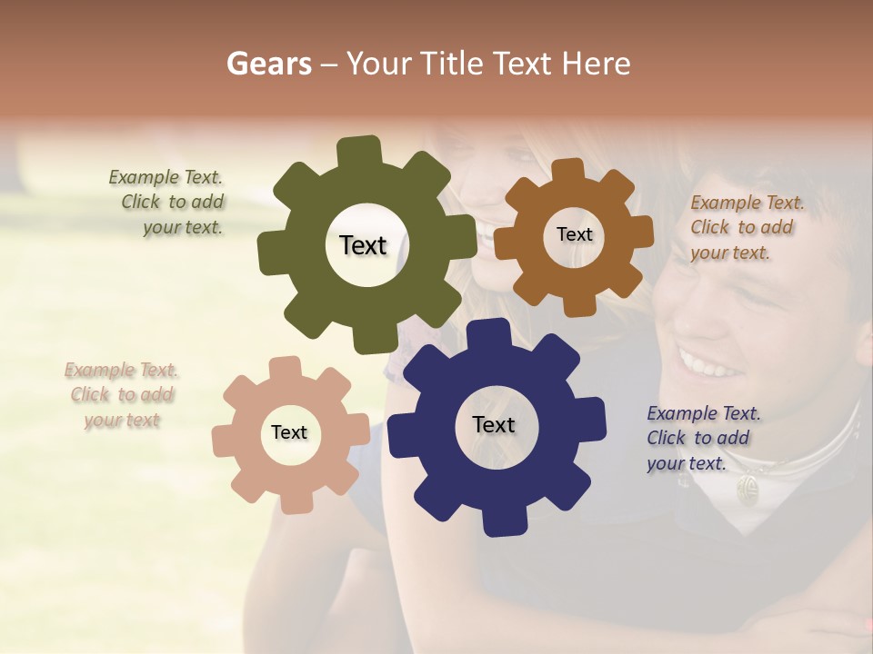 Person One Female PowerPoint Template