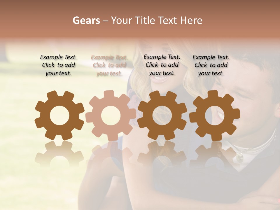 Person One Female PowerPoint Template