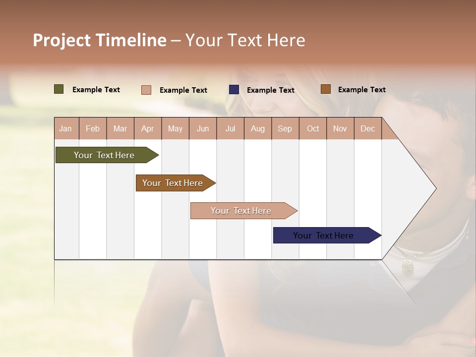 Person One Female PowerPoint Template
