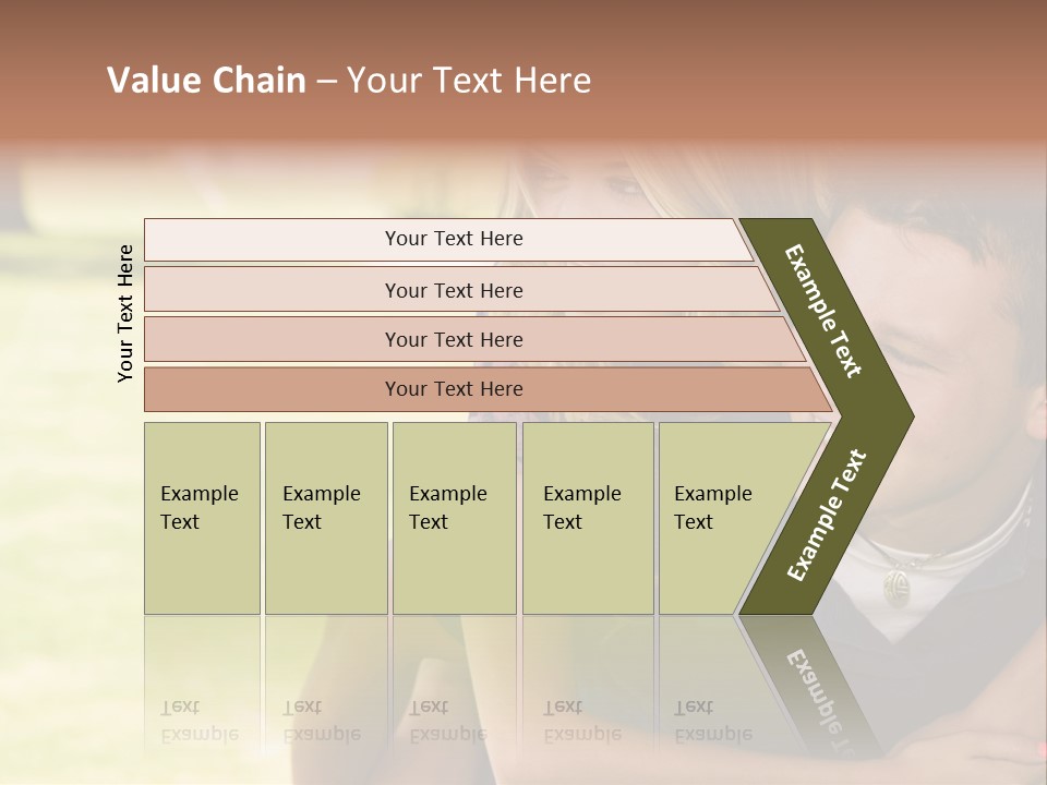 Person One Female PowerPoint Template