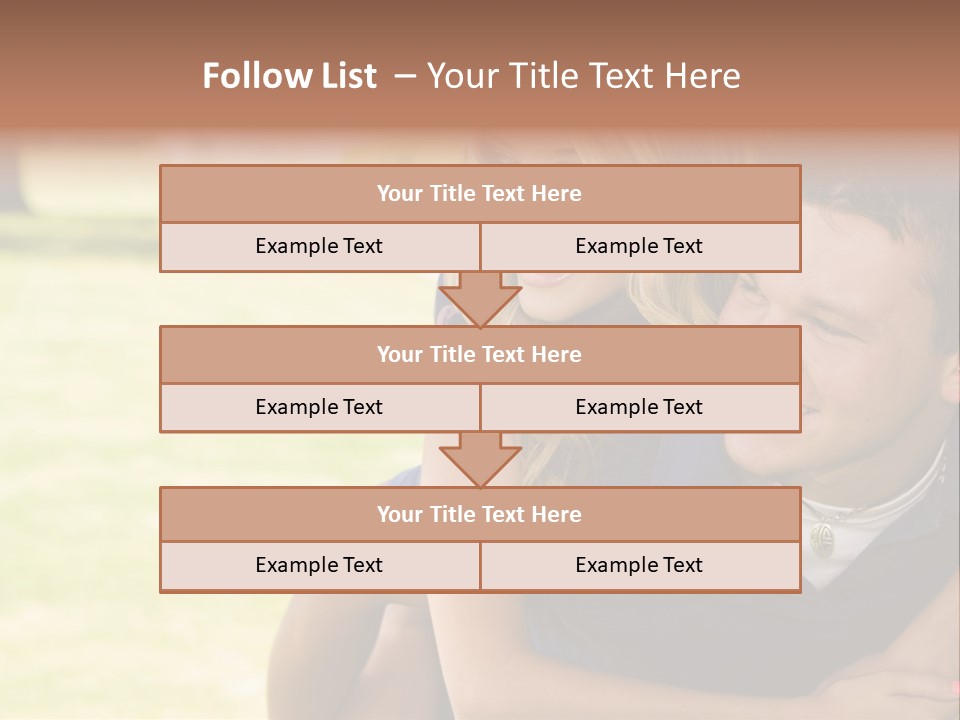 Person One Female PowerPoint Template
