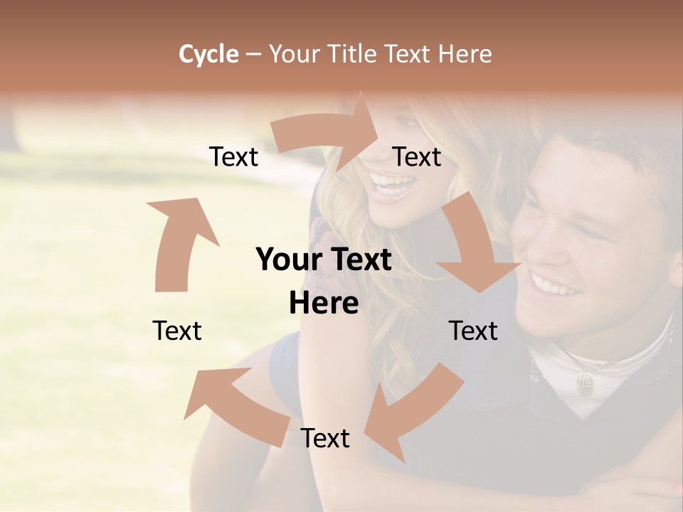 Person One Female PowerPoint Template