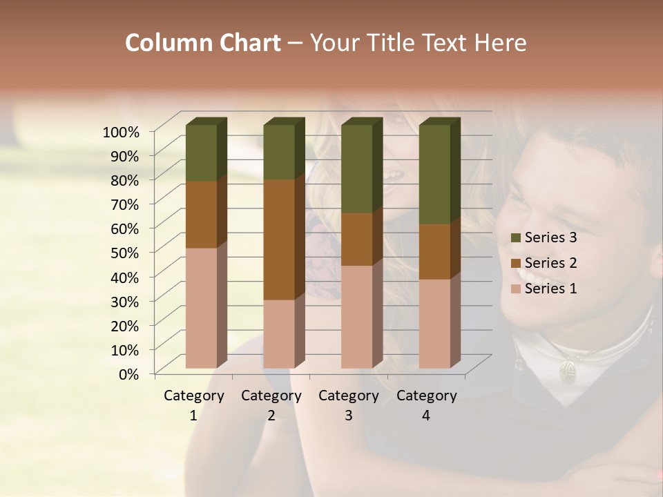 Person One Female PowerPoint Template